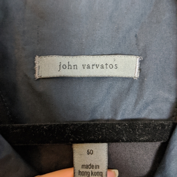 John Varvatos Button Front Lightweight Jacket 50 - Picture 4 of 9